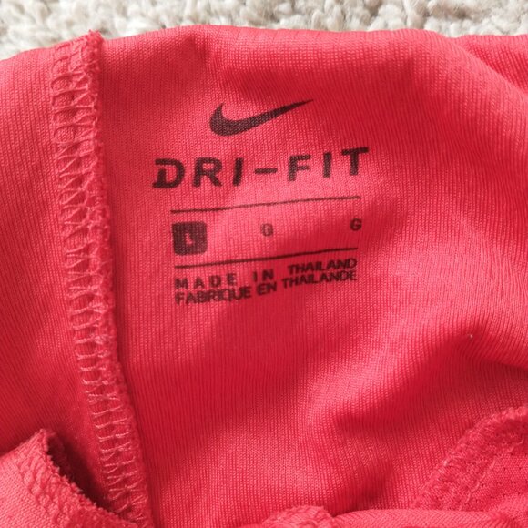 Nike Shorts Boys Size Large L Dri Fit Red Pockets Breathable Active Athletic - Picture 7 of 7